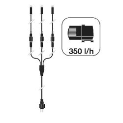 Vernier fatörzs csobogó+Led világítás 78x46x36cm