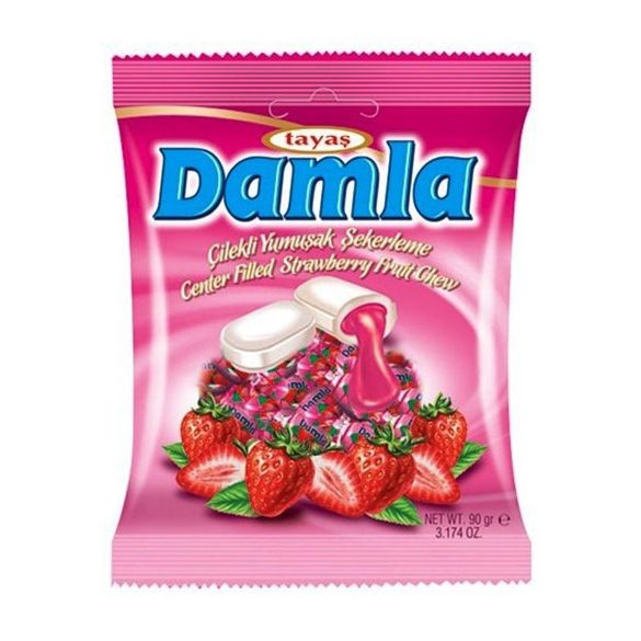 Damla 90G Epres Töltött Cukor