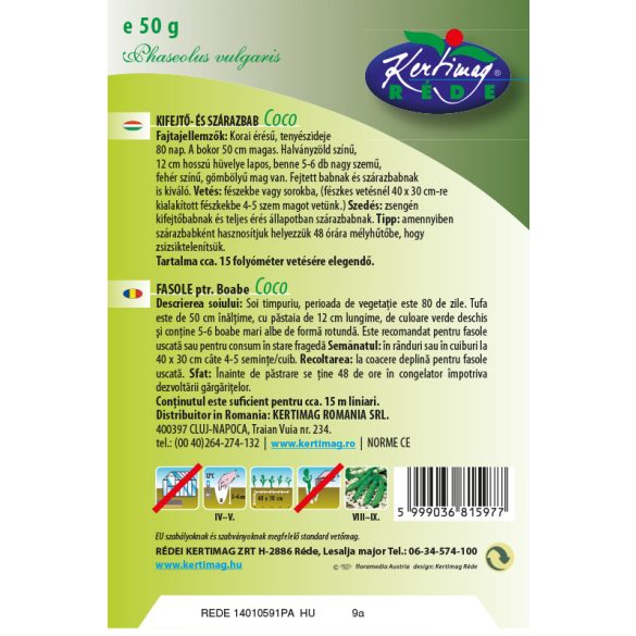 Étk.Kifejtő-Szárazbab COCO 50g