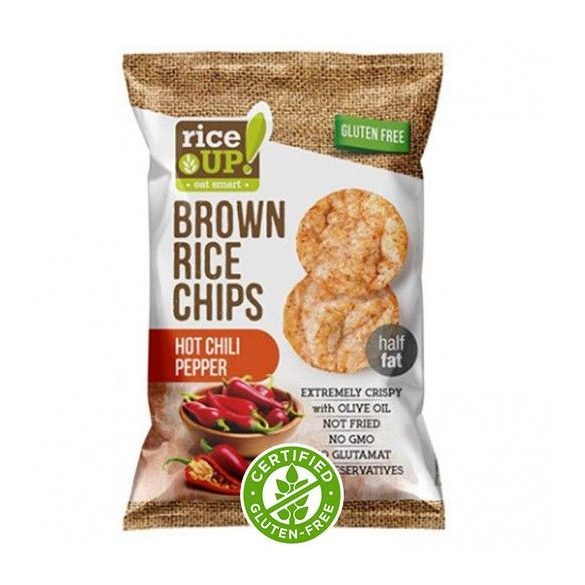 Rice Up 60G Brown Rice Chips Hot Chili Pepper