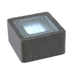   Garden Lights Xerus, TÉRKŐ lámpa, antracit, tégla hatásu 1500 kg terhelhető  LED 2W fehér IP68