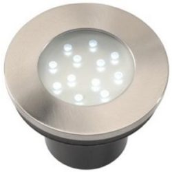   Garden Lights Hibria, süllyesztett lámpa, rozsdamentes, LED 2W fehér IP68