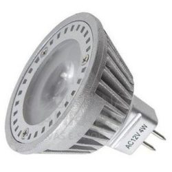 Fényforrás MR16 4xPower LED, meleg fehér, 12V 5W GU5.3