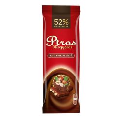 Piros Mogyorós 80G Étcsokoládé