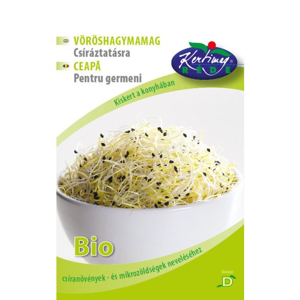 Vöröshagyma csiranöv. 15 g BIO