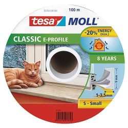 Tömítés tesamoll® profil E, 9 mm, fehér, 100 m