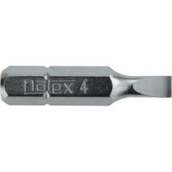 Narex 8071 02 bit, lapos, hegy 1/4", 5,0 / 30 mm