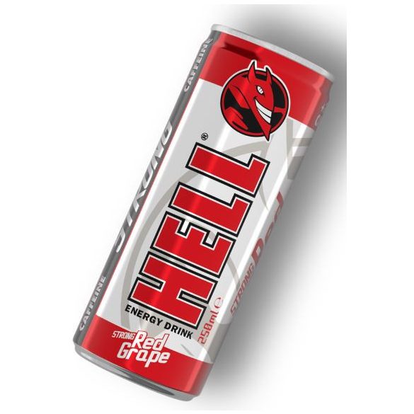 Hell Energiaital 250Ml Strong Red Grape