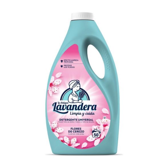 Mosógél Lavandera, cseresznyevirág, 2500 ml/50 mosáshoz