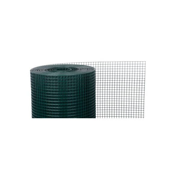 GARDEN PVC 500/12,7x12,7/1,2 mm, zöld, RAL 6005, négyzet, kert, kennel, csom. 5 m