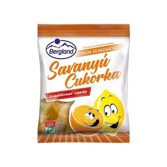 Bergland Savanyú Cukor 70G Citrom-Narancs