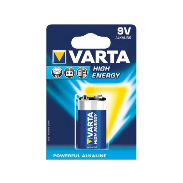 ELEM VARTA 9V 6LR61 HIGH ENERGY