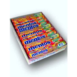 Mentos Fruit 37.5G (Gyümölcsízű cukordrazsé)