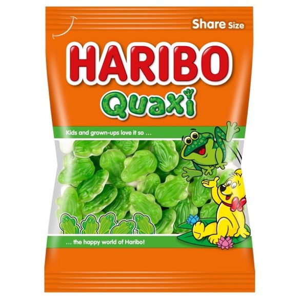 Haribo 200G Quaxi Béka (Gyümölcs ízű gumicukor habcukorral)