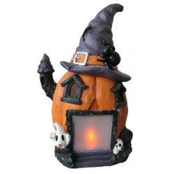 Halloween tök dekoráció LED világítással, 49 cm