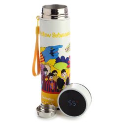   Thermo Kulacs, Digitális Hőmérővel 450ml - Sárga Tengeralattjáró Beatles