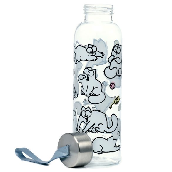 Kulacs 500ml, Ütésálló, Fém Kupakkal - Simon's Cat