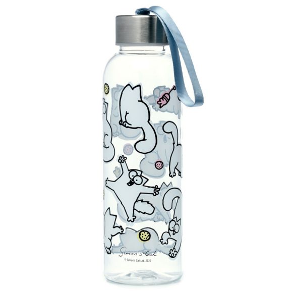 Kulacs 500ml, Ütésálló, Fém Kupakkal - Simon's Cat