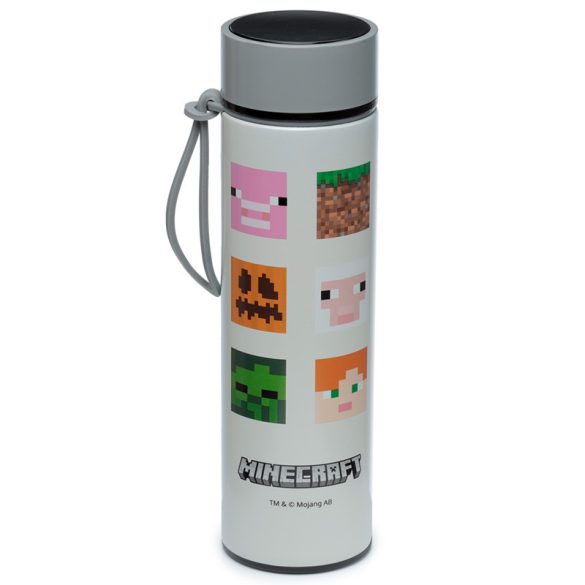 Thermo Kulacs, Digitális Hőmérővel 450ml - Minecraft Skinek