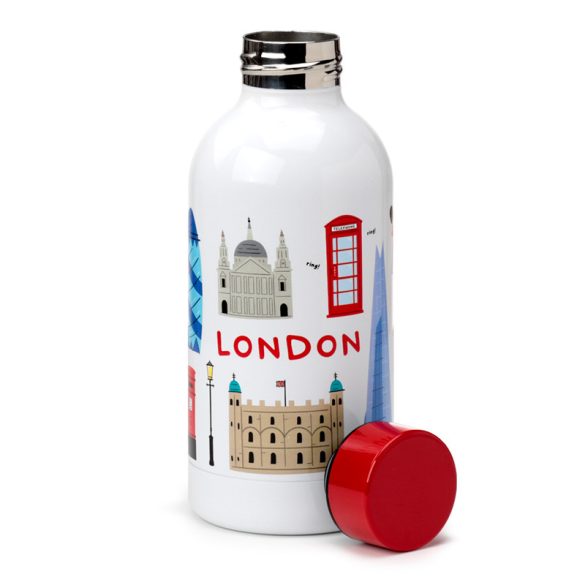 Thermo Kulacs 350ml, Fém - Londoni Ikonok