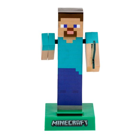 Napelemes Táncoló Figura - Minecraft - Steve