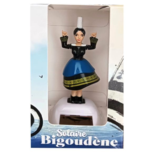 Napelemes Táncoló Figura - Breton Asszony