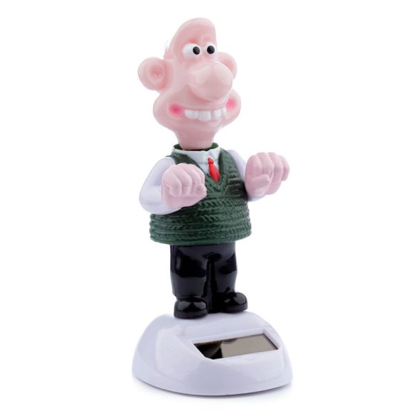 Napelemes Táncoló Figura - Wallace - Wallace és Gromit, Licencelt Termék