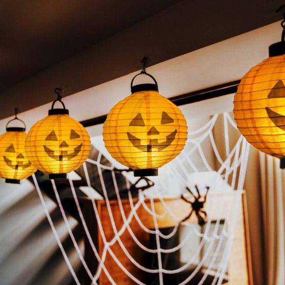 Halloween-i LED-es lampion