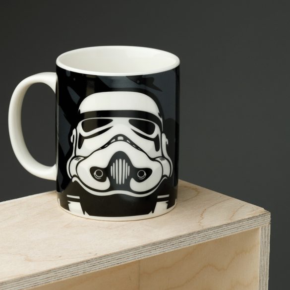 Bögre, Porcelán - Fekete - Az Eredeti Stormtrooper