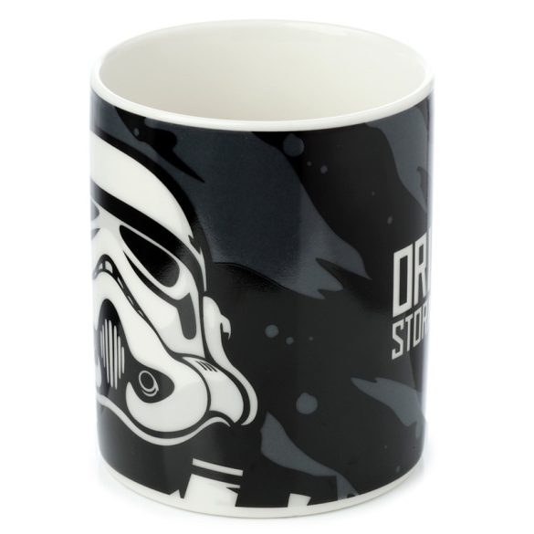 Bögre, Porcelán - Fekete - Az Eredeti Stormtrooper