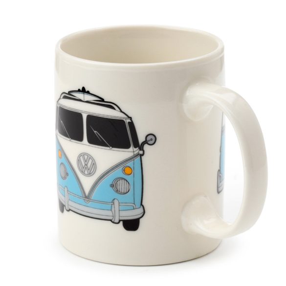 Bögre, Porcelán - Volkswagen Transporter VW T1 - Surf - Kék