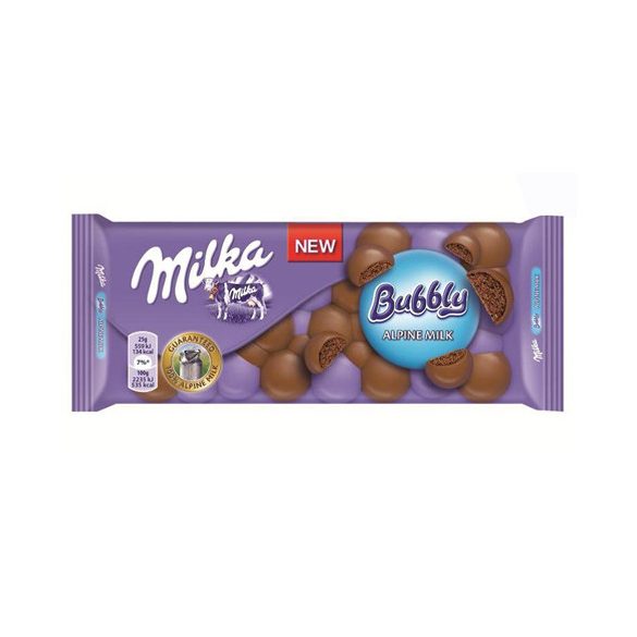 Milka 90G Bubbly Milk