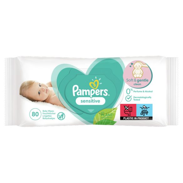 Pampers törlökendő 80db Sensitive