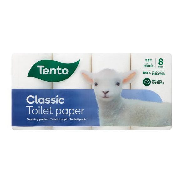 Tento WC papír (Toalettpapír) 8 tekercs 3 rétegű Classic