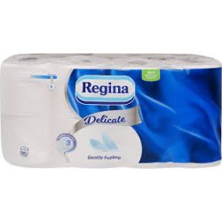 Regina toalettpapír Gentle (kék) 3r.16 tekercs