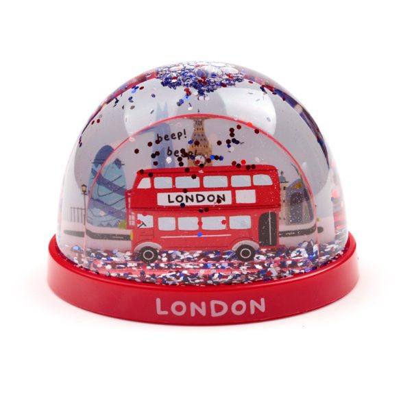 Hógömb, Glitteres - Kicsi - London Busz